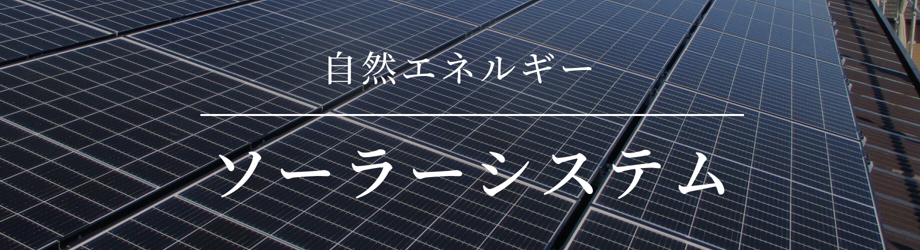 自然エネルギー ソーラーシステム